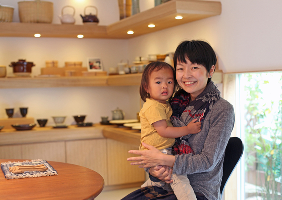 お店を兼ね備えた家