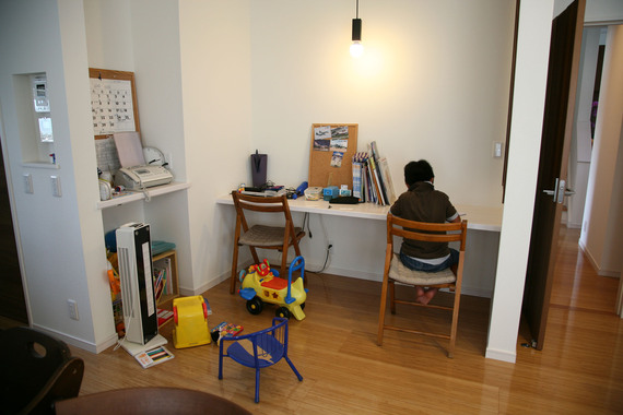 リビングで勉強した方が効果的なんです